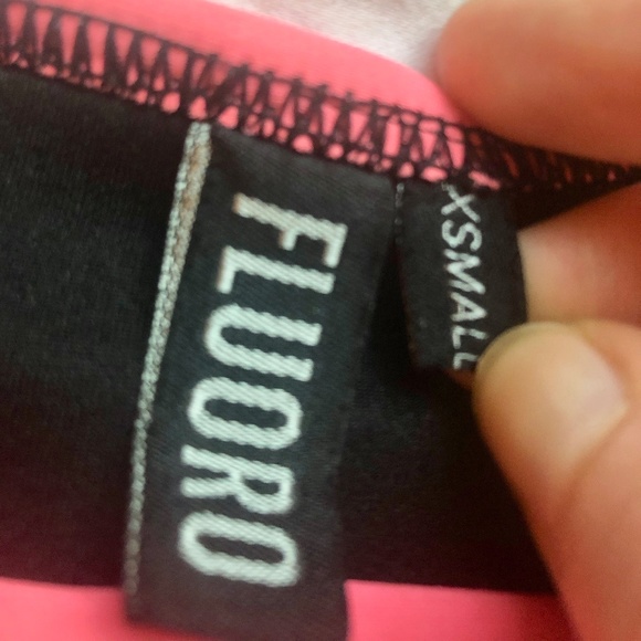 NWOT MUXILOVE Neon Colorblock Bikini (XS/S) - Picture 4 of 5
